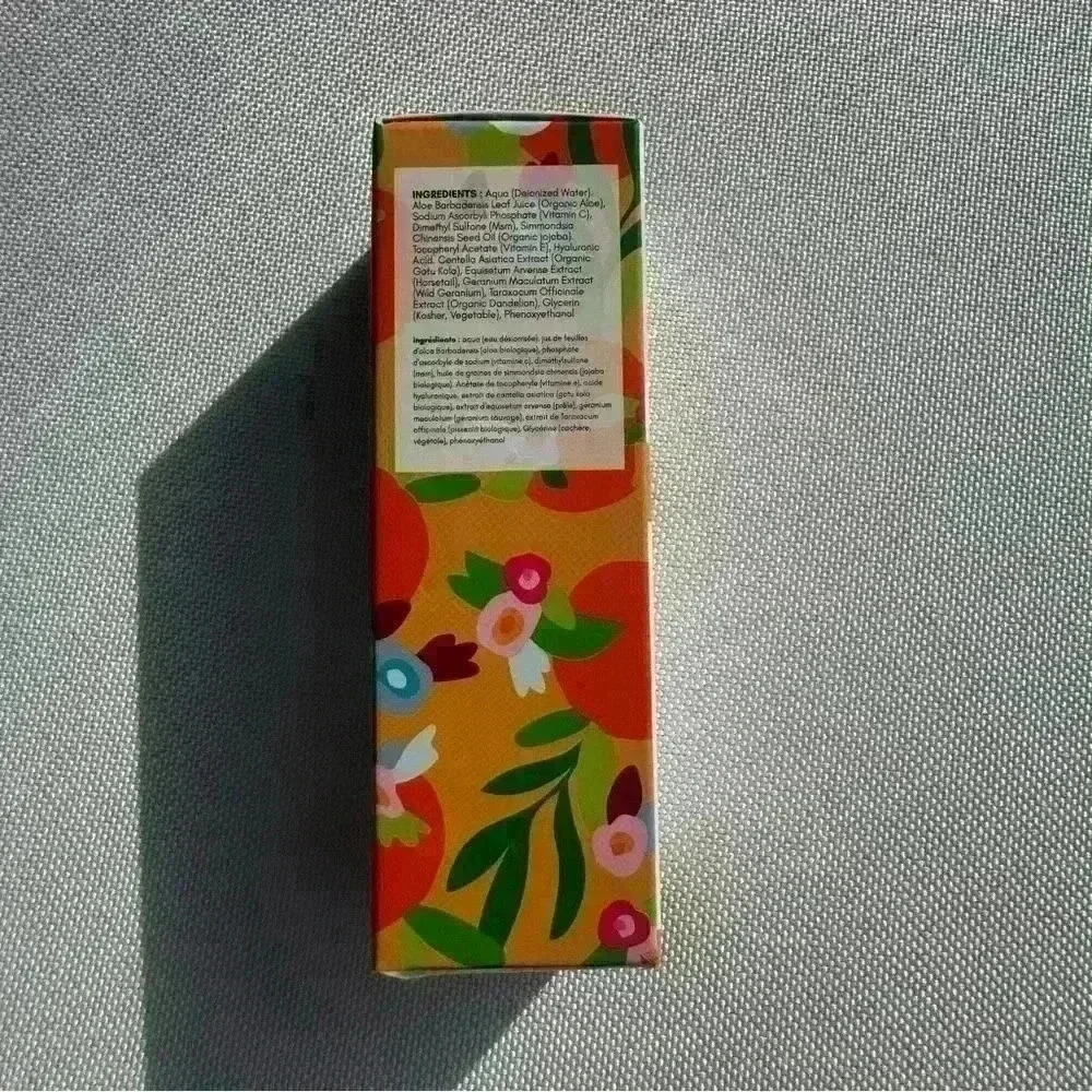 NWT Flora & Noor Bright Side Serum - Vitamin C Serum + Hyaluronic Acid